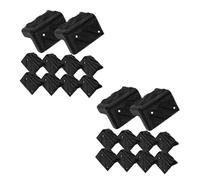 Warmhm Plastic Speaker Corner Protectors for Excellent Protection and Versatile Use 20pcs Black on Cabinets and Amplifiers Suitable for Stage and Live Sound Equipment