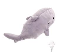 Warmhm Plush Shark Hand Puppet for Soft Finger Puppet for Preschool Role Play and Storytelling Lightweight Educational Animal for Boys and Cute Ocean Creature