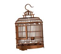 Warmhm Portable Birdcage Villa Large Decorative Parrot Cage for Budgies Travel Carrier Cage for Finches Canary