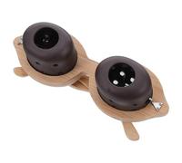 Warmhm Portable Moxibustion Glasses Eye Care Device with Moxibustion Pot Heat Therapy Acupoint Massage for Eye Health Suitable for Long-Term Computer Users