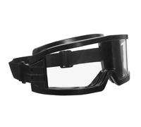 Warmhm Protective Safety Goggles with Adjustable Headband, Heat-Resistant Fireproof Eye Protection for Industrial, Lab, Mowing and Construction Use, Black