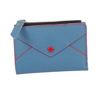 Warmhm PU Change Wallet for Women Compact Card Holder with Slots Outdoor Travel Storage Easy to Clean and Portable Square Coin Purse