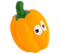 Warmhm Pumpkin Shaped Squeaky Dog Made of Sturdy Latex for Small Puppies, Interactive Chew that Reduces Destructive Behaviour and Keeps Your Home Clean, for Fun Playtime
