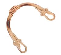 Warmhm Rattan Teapot Handle U-Shape Tea Kettle Grip Replacement Mini Woven Handle for Chinese Ceramic Teapot Khaki Portable DIY Travel Accessory