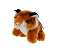 Warmhm Realistic Plush Tiger Keychain Portable Lightweight Animal Pendant Cute Hanging Ornament for and Bag Decoration