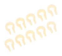 Warmhm Refrigerator Door Hinge Shim Washer Plastic Spacer Cooler Door Hinge for 0.2' Thickness 0.3' Inner Diameter 10pcs Smooth Edges for Appliance Repair and Daily Maintenance