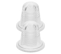Warmhm Replacement Umbrella Top Caps 2pcs Acrylic Screw Caps for Folding and Stick Umbrellas for Easy Repair