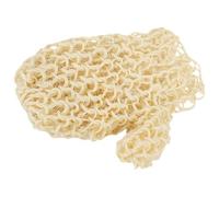 Warmhm Reusable with Enhanced Grip Sisal Hemp Exfoliating Glove Gently Exfoliates Skin Beige Body Scrub Mitt for Deep Cleansing and Peeling for Shower and Bath