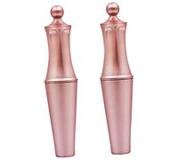 Warmhm Rose Gold Magnetic Eyeliner Liquid 4ml 2pcs Black Magnetic Eyeliner Glue for False for Women Eye Makeup Kit