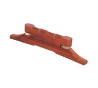 Warmhm Rosewood Wooden Mandolin Bridge Adjustable Replacement Part for Folk Instrument Accessories Suitable for Mandolin Players Random Color