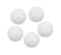 Warmhm Roulette Wheel Beads Game Accessories for Home and Party Use 14mm White Ball Bearings 5pcs Set Compatible with 12-16 Inch Roulette Tables