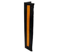 Warmhm Rubber Wall Corner Guard with Reflective Strips Edge Protector for Garage and Parking Collision Prevention Easy to Install Low Maintenance Safety Bumper for Walls and Vehicles
