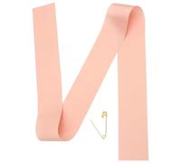 Warmhm Sashes for Pageants Blank DIY Cloth Sash Pink Not Easy to Tear Paintable for Women Speeches Birthday Party