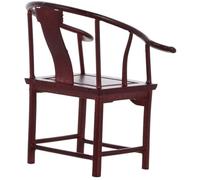 Warmhm Scale Miniature Chinese Abs Furniture Model for Sand Tray Layouts Vintage Traditional Design with Intricate Carved Backrest Realistic Miniature for Home Decor and DIY Handcrafts