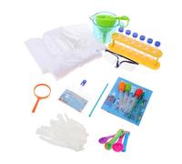Warmhm Science Experiment Kit with Scientist Costume Set for Chemistry Learning Safe Smooth Surface Educational Stem for Boys for School Labs and Role Play Parties Random Color