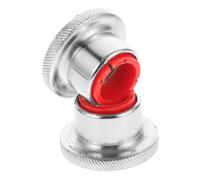 Warmhm Self-locking Barbell Nuts Hex Security Collars for Dumbbell Bars Wear-resistant Cast Iron Strength Accessories