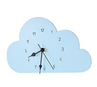 Warmhm Shaped Clock Nordic-style Decorative Desktop Clock Hollowed-out Numbers Boys and Girls Bedroom Animal Design