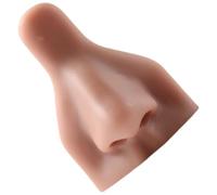 Warmhm Silicone Nose Piercing Practice Model with Sturdy Soft Material and Repeated Sanding Feature for Training Body Part for Teaching Scenarios and Jewelry Display Use