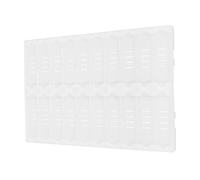 Warmhm Slot Plastic Microscope Slide Holder Staining and Storage Rack for Laboratory Use Moisture-resistant Slide Drying Tray for Efficient Experiment Organization