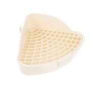 Warmhm Small Toilet for Rabbits and Guinea Pigs Durable Material Easy to Fall Design for Bunny and Chinchilla Litter Training