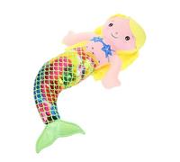 Warmhm Soft Plush Mermaid Doll Pillow for Versatile Bedtime and Decorative Stuffed Animal Comfortable Travel Companion and Fans