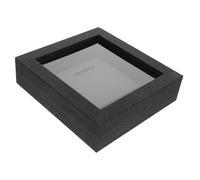 Warmhm Solid Wood Marathon Medal Display Frame with Scratchproof Finish Award Holder Box for Runners Tabletop and Wall-mountable Showcase for Sports Achievements and Photos