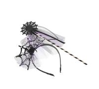 Warmhm Sparkly Halloween Headband and Fairy Wand Lightweight Festival Hair Accessories for Themed Parties Comfortable Fit Costume Prop for Adults