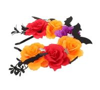 Warmhm Spooky Bat Headband Halloween Hair Accessories Scary Bat Costume Accessories Party Headband Ghost Hair Band for Masquerade Decorations