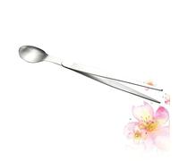 Warmhm Stainless Steel Mini Taste Spoon for Kitchen and Restaurant Use, Rust-Free and Lightweight Chef Tasting Spoon for Home Cooking and Food Sampling