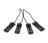 Warmhm Surfboard Fin Buckles Designed to Increase Stability and Direction Black 4pcs Nylon for Paddle Board and Surf Bar for Outdoor and Beach Water Sports