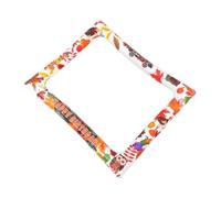 Warmhm Thanksgiving Day Inflatable Photo Booth Frame PVC Selfie Prop for Fall Parties Autumn Harvest Decorations Reusable Non-toxic