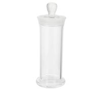 Warmhm Thickened Borosilicate Glass Specimen Bottle with Lid 45x180mm - Laboratory Reagent Storage Jar for Chemical Samples and Lab Specimen Preservation