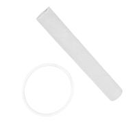 Warmhm Tibetan Singing Bowl Mallet Stick with White Felt and Sheepskin Head Meditation Sound Bowl Accessory for Yoga and Striker for Buddha Chanting