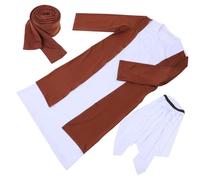 Warmhm Traditional Dubai Shepherd Costume Arab Costume for Boys and Girls Halloween Shepherd