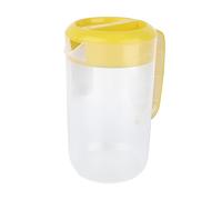 Warmhm Transparent Cold Water Pitcher with Lid Juice Container for Home and Cafe Food Grade Easy Measurement with Scale for Drinks and Milk Tea
