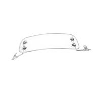 Warmhm Transparent Motorcycle Windshield Extension Wind Deflector Scooter Wind Screen Protector for Electric Bikes and Mopeds with Easy Installation