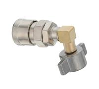 Warmhm Truck Air Duster Adapter 90 Degree Elbow Quick Release Coupling Fitting for Air Compressor Quick Connect Applications with Leak-Resistant Iron Material and Reliable Strength