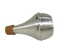 Warmhm Trumpet Straight Mute with Mouthpiece Lightweight Cork Design for Quiet Practice Sessions Reduces Noise for Home Use Convenient Installation for Musicians