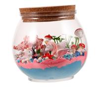 Warmhm Unicorn Terrarium Night Diy Kit Decorative Handmade Bottle Home Decor for Boys and Girls