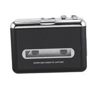 Warmhm USB Cassette Tape to Converter Music Player with Built Speaker Portable Retro Player Lightweight for Headphone and Audio Speaker Output