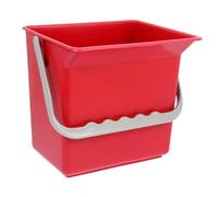 Warmhm Versatile Plastic Cleaning Bucket with Lid and Handle Utility Bucket with Measurement Scale for Efficient Water Control and Waste Management for Window Cleaning and Car Wash Tasks