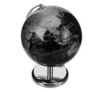 Warmhm Vintage European Style Desktop World Globe with Stand Rotating English Earth Globe for Home Office Decor and Educational Geography Learning Elegant Classroom Ornament