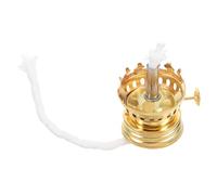 Warmhm Vintage Oil Lamp Regulator Wick Base Energy-Saving Kerosene Lamp Burner Repair Part for Emergency and Camping Use