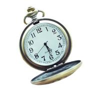 Warmhm Vintage Quartz Pocket Watch Hollow Deer Design, Retro Mechanical Pocket Watch for Men and Women, Classic Flip Cover, Battery Operated, Decorative Accessory for Outdoor and Daily Use