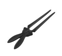 Warmhm Vintage U Shaped Wooden Hair Stick with Carved Rabbit Design Handmade Chinese Style Hair Fork for Women Secure Prong Hairpin for Chignon Bun Updo Elegant Oriental for Daily and
