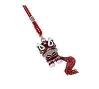 Warmhm Waking Lion Car Keychain Durable Pendant Decorative Phone Chain Bag Hanging Charm Creative Car Key Storage Accessory