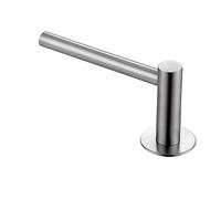 Warmhm Wall Mounted Stainless Steel Tissue Holder Self Adhesive Bathroom Toilet Paper Roll Stand No Drilling Easy to Clean for Kitchen Bathroom Use