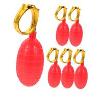 Warmhm Water Mist Trick Ring Toy Set 6pcs, Novelty Water Squirter Rings for Party, April Fool’s Day, Stage Performance and Funny Prank Props