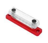 Warmhm Way Automotive Power Distribution Block with Secure Terminals and Advanced Heat Dissipation Red Battery Busbar for Car Boat Rv and Solar Wiring