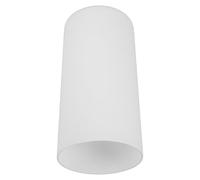 Warmhm White Frosted Glass Lampshade E27 Socket, Cylinder Replacement Shade 100mm Diameter X 200mm Height, Small Glass Lamp Shade for Floor and Table Lamps, Home Bedroom Living Room